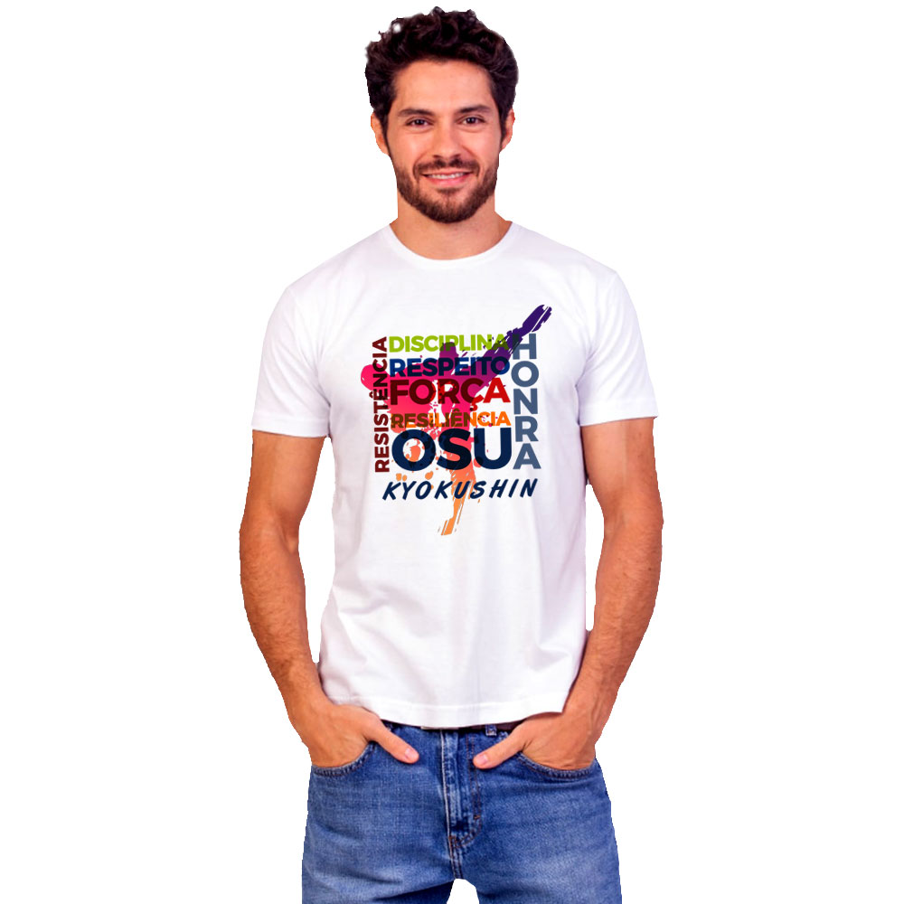 Camiseta Masculina Conceitos do Karate